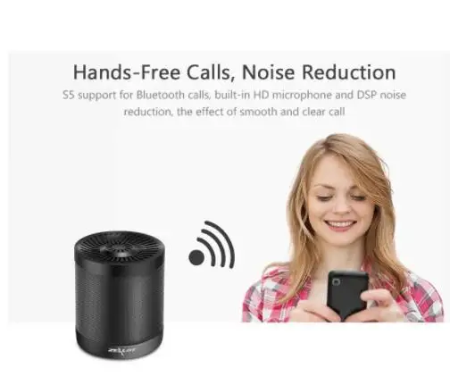 ZEALOT S5 портативный Bluetooth динамик Колонка беспроводной сабвуфер супер бас стерео USB