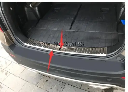 Автомобильный Стайлинг для 2008- Chevrolet CAPTIVA из нержавеющей стали Задний бампер протектор Подоконник защита багажника Накладка автомобильные аксессуары