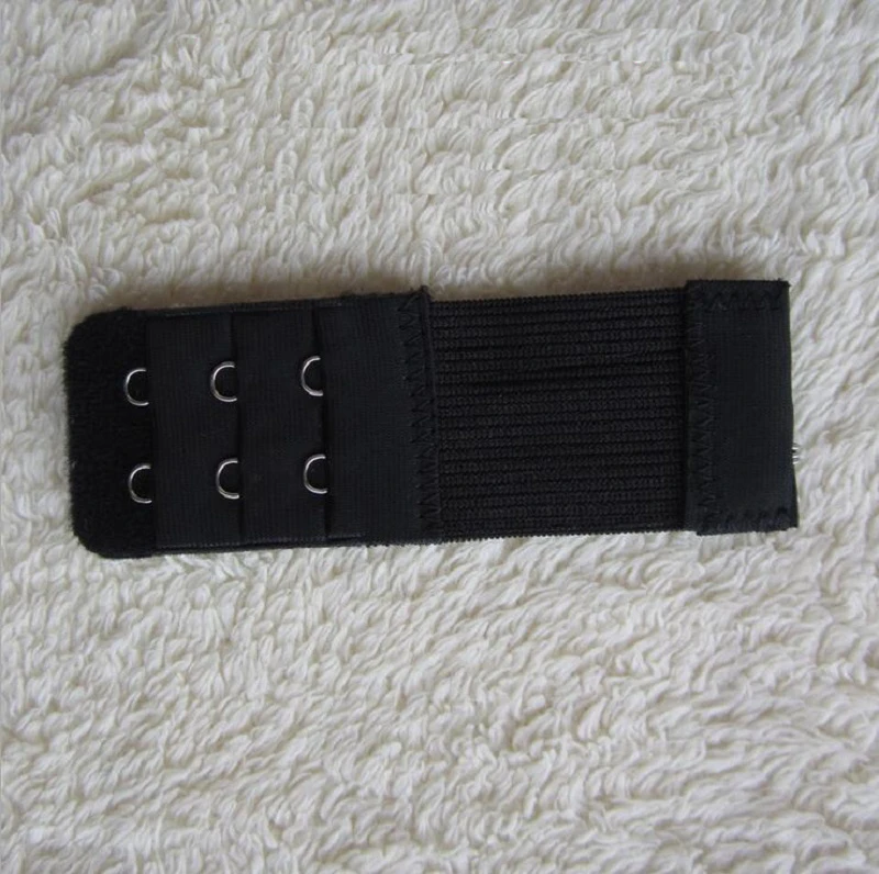 Дамы эластичный 2 крючка бюстгальтер ремень Удлинительный крюк зажим идеальная