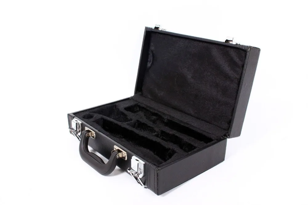 New 17key Bb Clarinet Case Professional High Quality wood Hard Shell Durable Handle Waterproof | Parts &amp Accessories