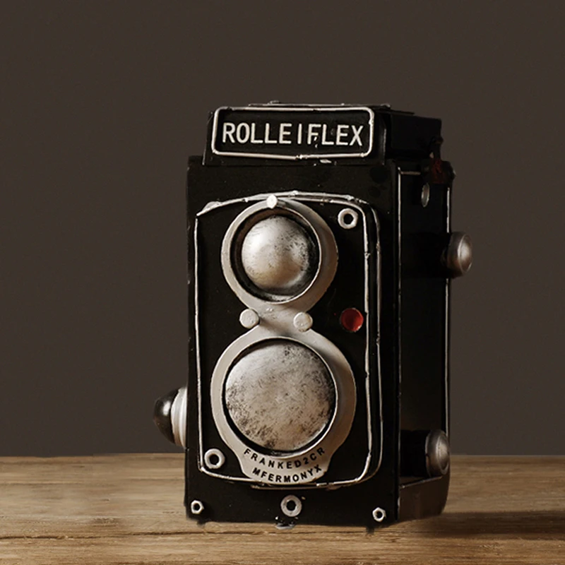 Винтажная железная художественная модель камеры украшение для гостиной или бара