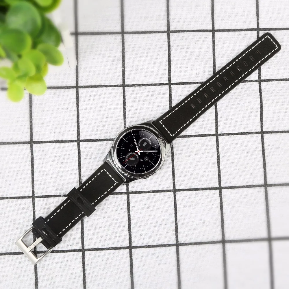 Ремешок для часов Samsung Gear S2 из натуральной кожи 20 мм|watch strap|quick release watch strapwristband for |