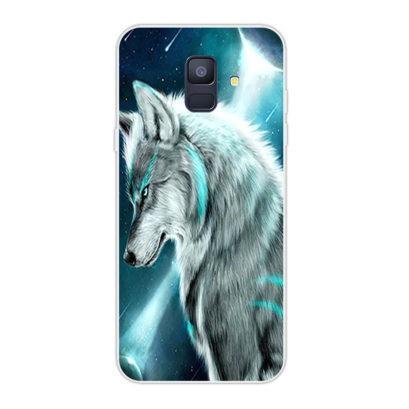 09 Полный протектор мобильного телефона для samsung A600G Прозрачный чехол для Galaxy SM-A600FN, A600FN Модный милый силиконовый чехол с принтом - Цвет: 09