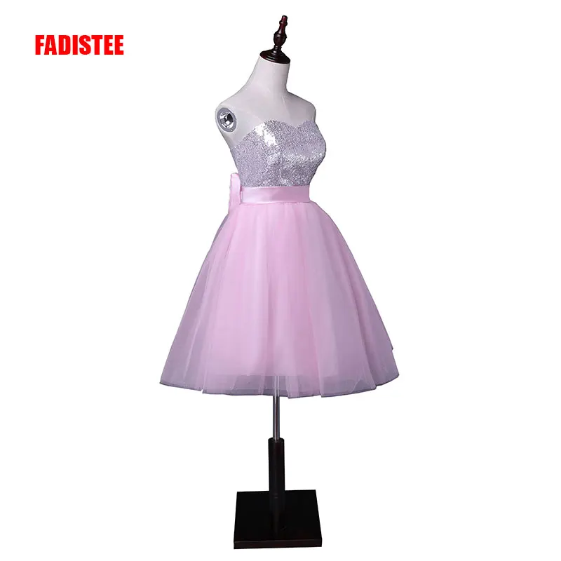Горячая Распродажа сексуальное мини платье с блестками для выпускного вечера