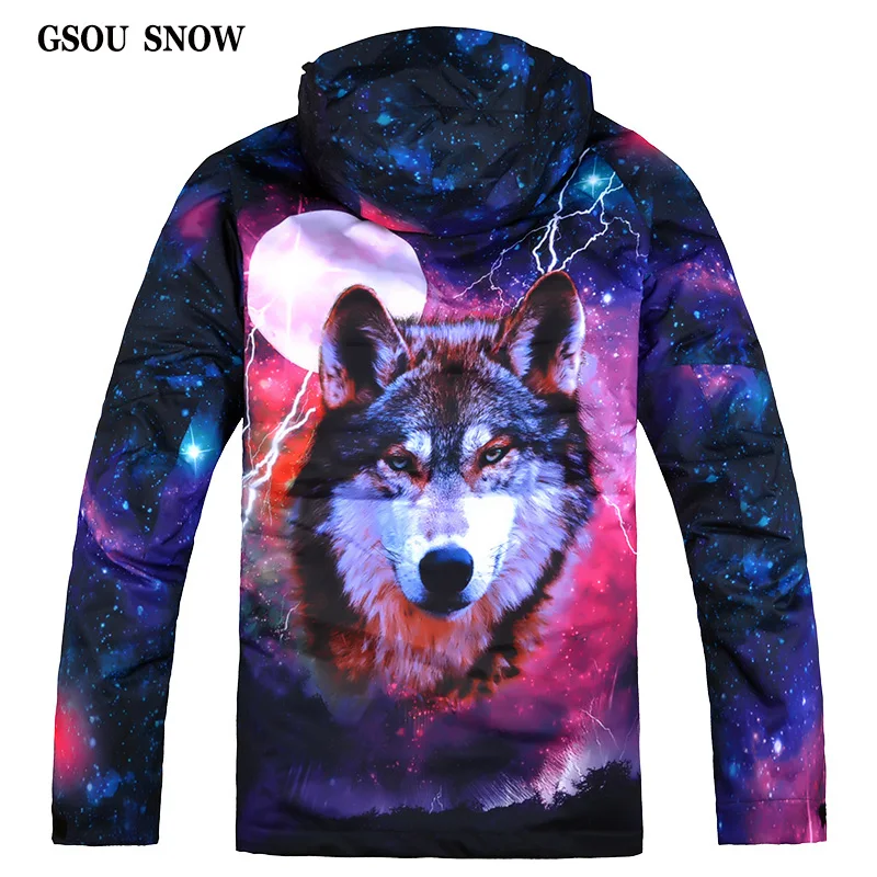 Мужская куртка для сноуборда Gsou водонепроницаемая ветрозащитная дышащая
