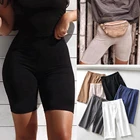 Шорты женские с эластичным поясом, пикантные штаны с завышенной талией для фитнеса, уличная спортивная одежда, Велосипедки с завышенной талией, повседневные шорты, Новинка