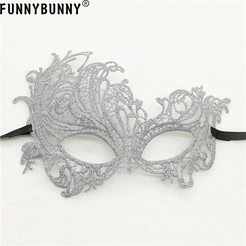Женская классическая маска для глаз FUNNYBUNNY венецианская маскарадная кружевная