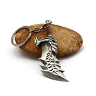 Брелок Бог войны 4, брелок для ключей с ножом Kratos, мечом, OLYMPUS, модель оружия KRATOS, подвеска, брелок для мужчин, ювелирные изделия