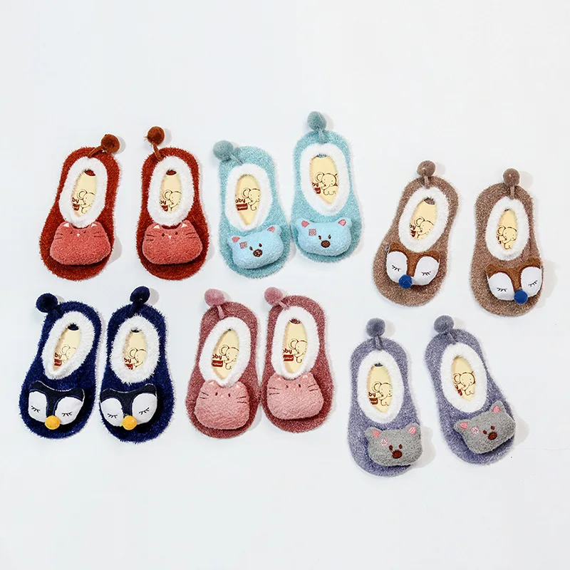 Носки для новорожденных с рисунком лисы на весну осень милые носки из