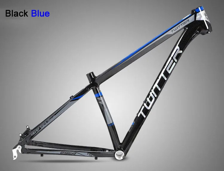 Твиттер MTB 3900XC AL6061 рама для горного велосипеда 26 27,5 29er колесная гладкая Сварка внутренний кабель XC рычаг T4-T6 обработки - Цвет: Black Blue 29
