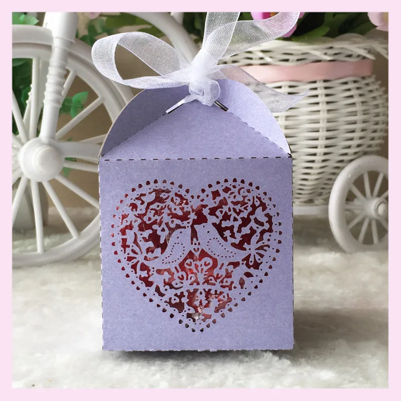 50 шт./лот &quotмалыш птица&quot Свадебные сувениры мини мешки для пирожных свадебные