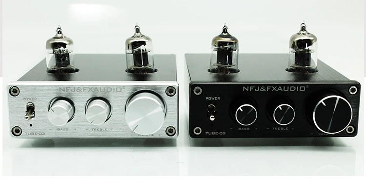 FX-Audio TUBE-03 HIFI ВЧ-басовый буферный ламповый предусилитель цифровой аудио конвертер стерео усилитель и ЦАП усилитель для наушников