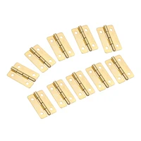 10pcs 30x21mm mini cabinet door hinges furniture fittings jewelry boxes small decorative cupboard hinge for furniture with screw