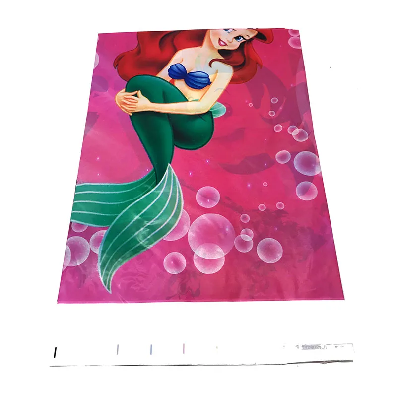 1 шт./упак. маленькой Русалочки тема пластиковые скатерти с изображением русалки
