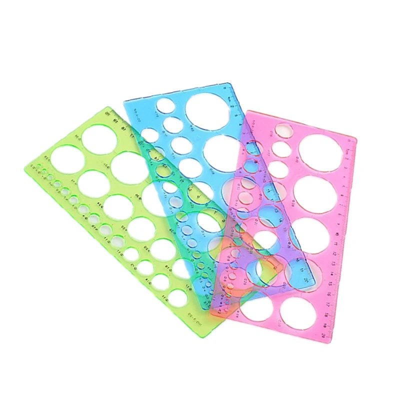 Линейка трафарет набор инструментов круглая бумага для оригами|Линейки| |