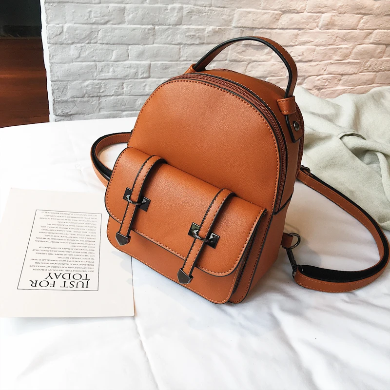 DIEHE, дизайн, модный рюкзак, Mochilas, для путешествий, искусственная кожа, маленький рюкзак, женские рюкзаки для девочек-подростков, школьные сумки - Цвет: brown arrow