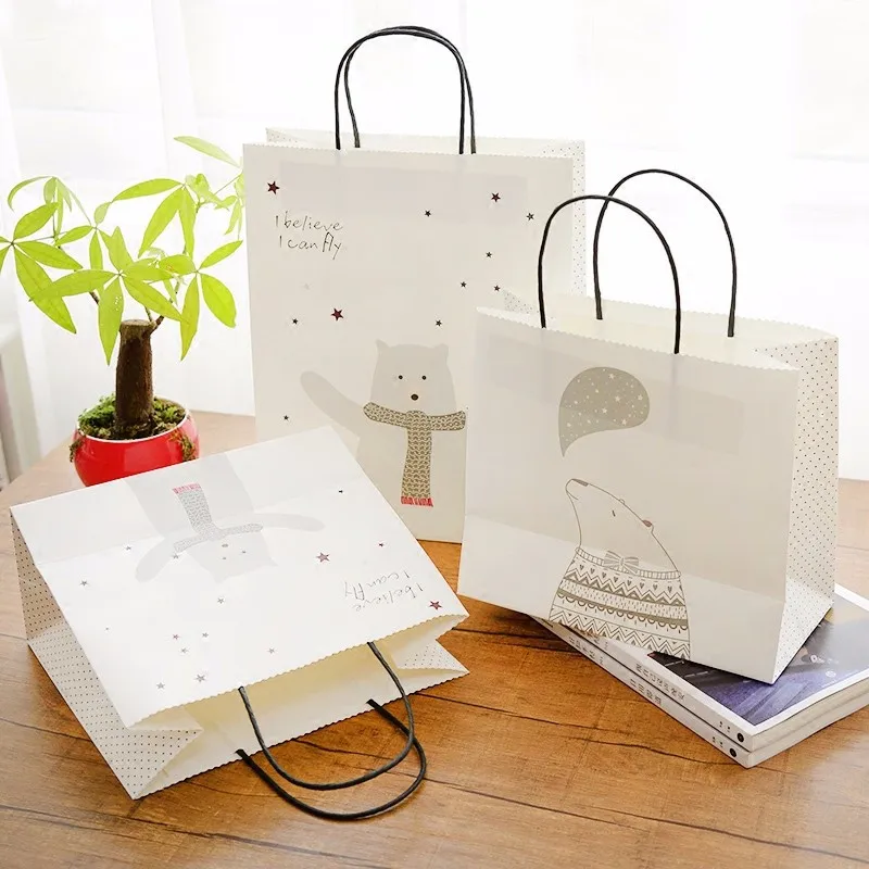 Оптовая продажа 500 шт./лот пакеты для покупок/одежды/ювелирных изделий из крафт