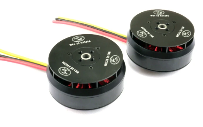 

Бесщеточный дисковый двигатель HL W61-35 330KV Outrunner для FPV гексакоптер октокоптер Мультикоптер (6S, 3,5 кг)-2 шт.