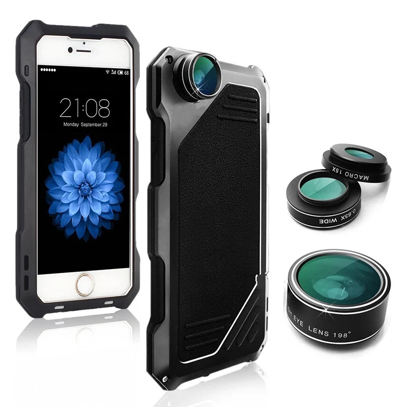 Luxury armor Metal Aluminum Waterproof phone Case for iPhone XR X 6 6S 7 8 Plus XS Shockproof Dustproof Camera Heavy Duty Cover |