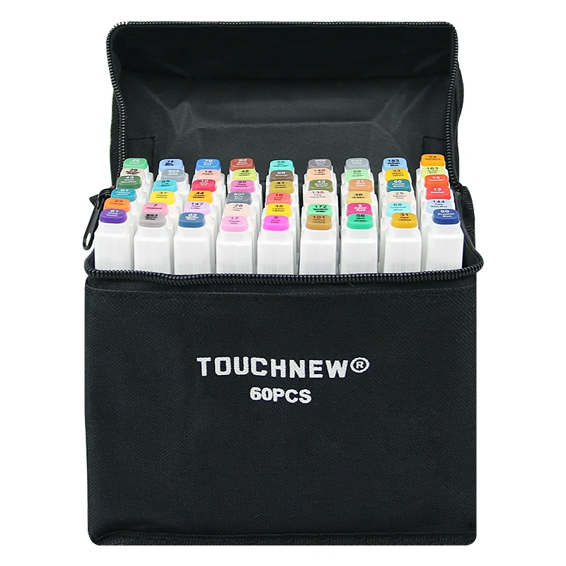 Touchfive 30/40/60/80/168 цветов набор маркеров для рисования манги с двойной головкой