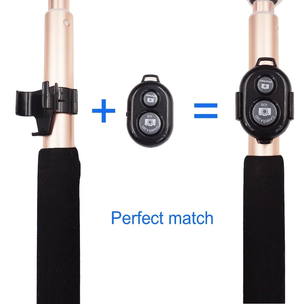Duszake E4 Bluetooth палка для селфи монопод с зеркалом заднего мини штатив смартфонов iPhone