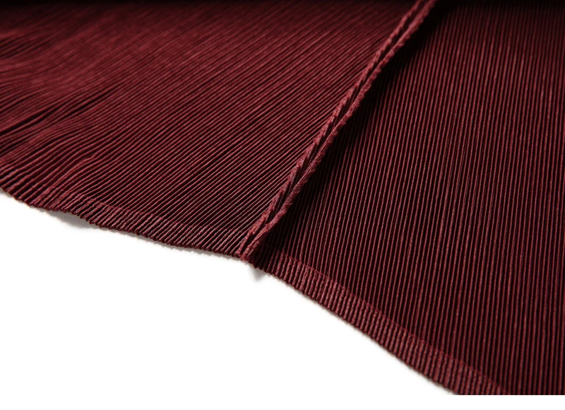 Changpleat весна лето однотонные женские платья miяк плиссированный модный дизайн v-образный вырез большой размер эластичное женское платье Tide D9880