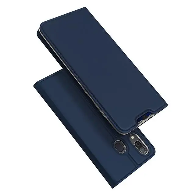Кожаный чехол-книжка DUX DUCIS для samsung Galaxy A30 A50 A40, чехол-книжка для samsung A30 A50 A70 A20 A10 A 30 40, чехол - Цвет: blue