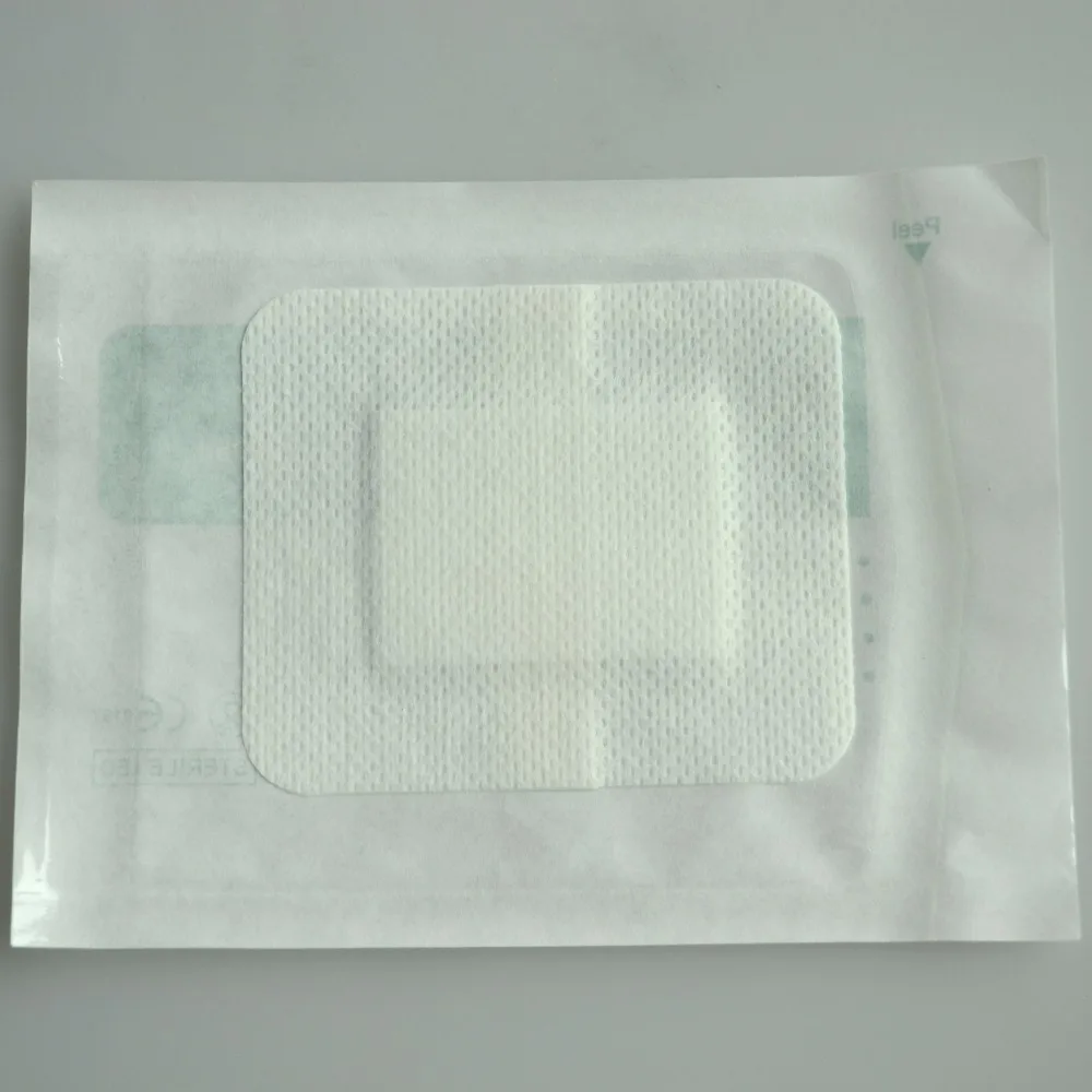 5 шт. Нетканая марлевая повязка клейкая для ран медицинская стерилизация