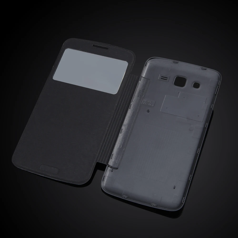 Для Samsung Galaxy Grand 2 Duos G7100 G7102 G7106 G7105 G7108 G7109 G710S откидной Чехол с окошком для просмотра