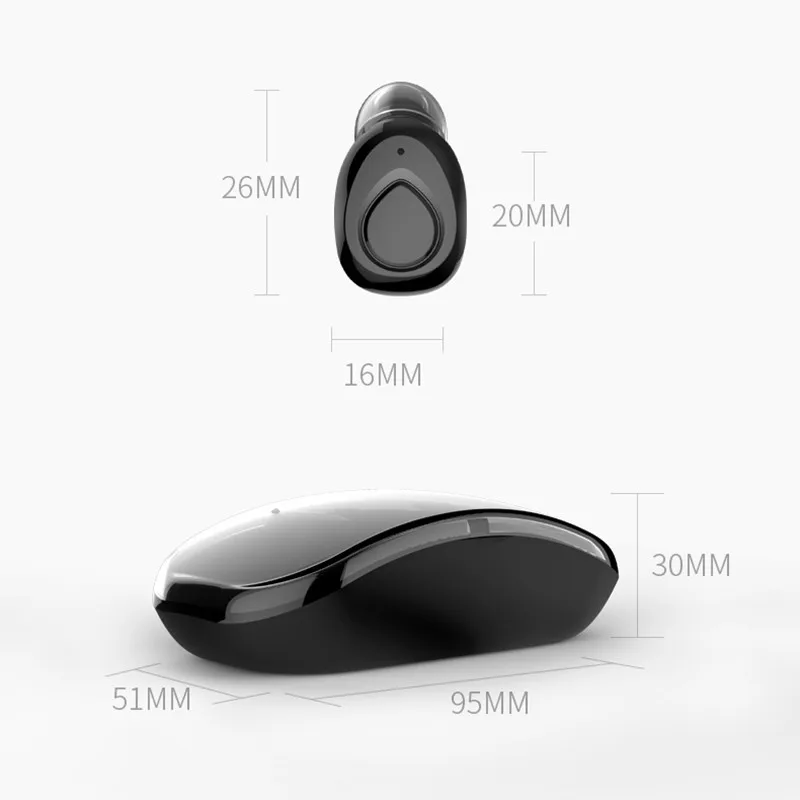 TWS Bluetooth Headset Wireless Sport Earphones Handsfree with Microphone Headphones for IPhone Huawei Xiaomi Mobile Phone X18