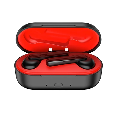 ROCK TWS Bluetooth 5,0 наушники стерео беспроводные наушники водонепроницаемые спортивные наушники гарнитура с микрофоном для телефона - Цвет: Black