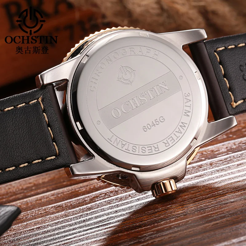 Relogio Masculino OCHSTIN Роскошные Брендовые Часы мужские Хронограф военные Hodinky Кварцевые