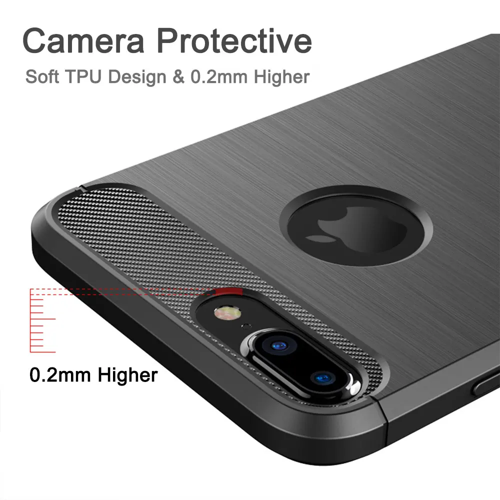 KISSCASE Роскошный чехол для телефона iPhone 7 6 6S Plus TPU силиконовый 5S 5 SE