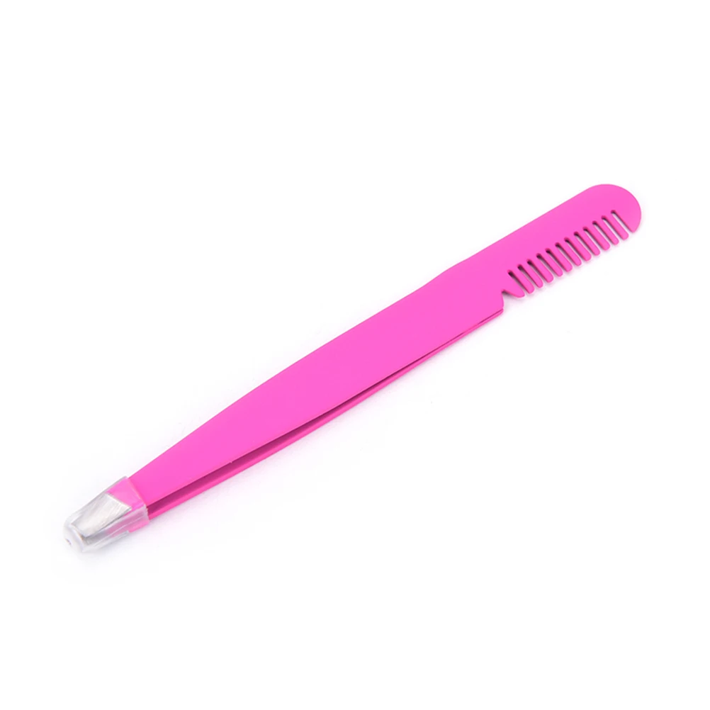 1 шт. пинцет для бровей из нержавеющей стали|eyebrow tweezers|stainless steel eyebrow tweezereyebrow clip |