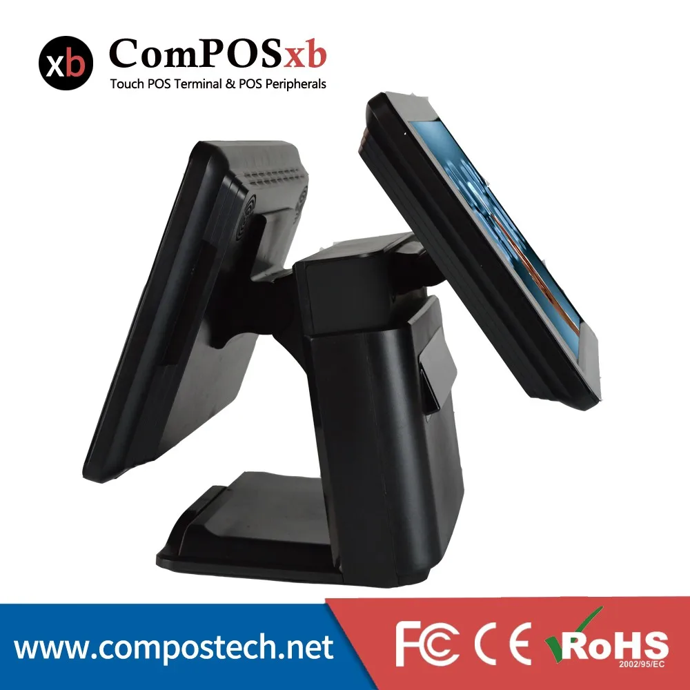 15 &quoti3 Dual Экран монитор сенсорный pos все в одном ПК Системы POS1618D|monitor touch screen 15|monitor