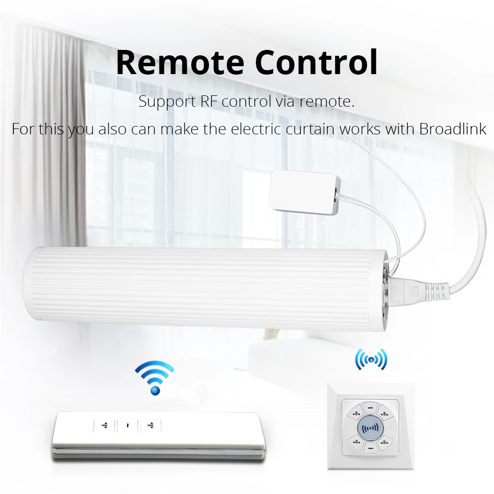 Интеллектуальные занавески для дома мотор с стержнем Smartthings Z-wave электрический занавес s мотор и настенный переключатель настраиваемый управление приложением