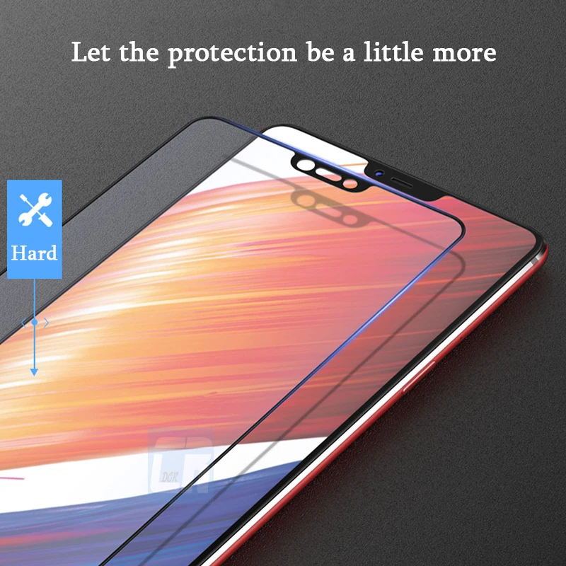 Полное покрытие из закаленного стекла для OPPO A83 A3S A5 A71 Защита экрана Защитная для OPPO F9 Pro F7 Молодежная взрывобезопасная пленка