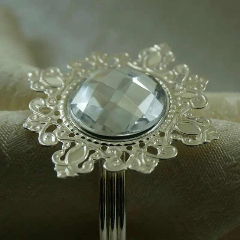 

clear crystal diamnnd decoration napkin ring,acrylic napkin holder,