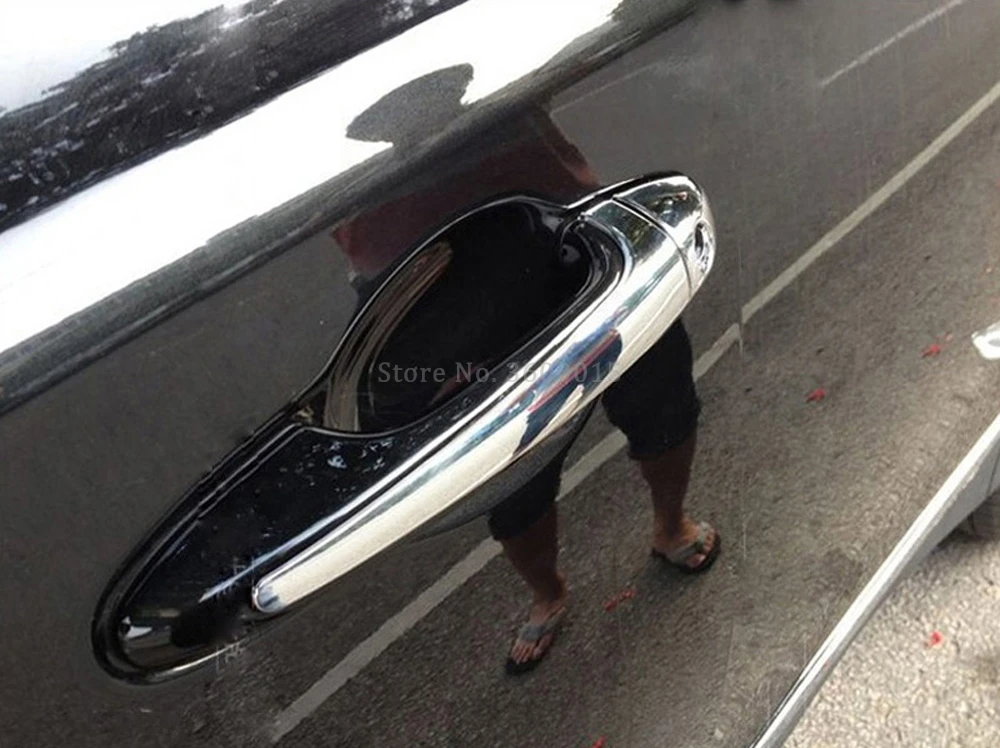 Хромированная крышка ручки двери для Toyota RAV4 RAV 4 2013 2014 2015 декоративная рамка
