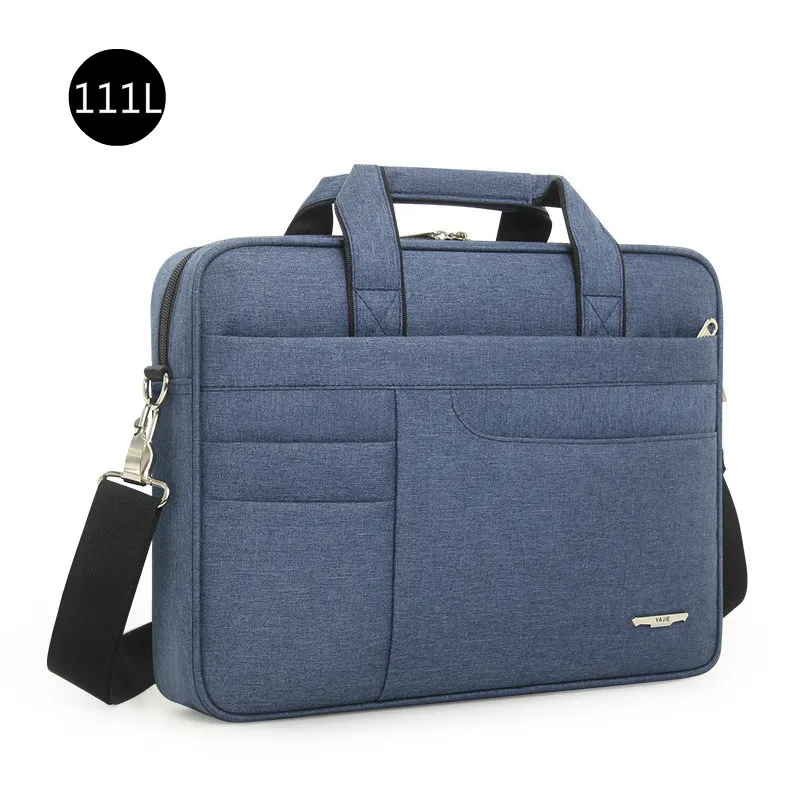 111L-Blue-15.6 inch Женский простой портфель, мужская сумка для компьютера, оксфордская сумка для ноутбука, сумка для офиса, мужская сумка через плечо, сумка-мессенджер, Bolso Hombre - Цвет: 111L-Blue-15.6 inch