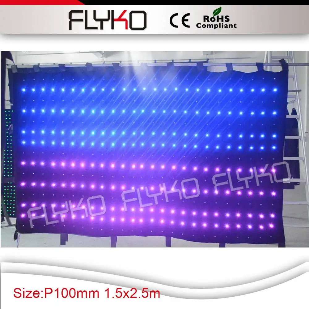 

Dj стенд украшения HD LED модный дизайн xxx видео дисплей экран led занавеска Pixel10