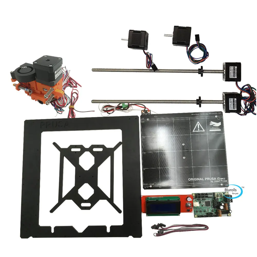 3D-принтер Prusa i3 mk2 в комплекте с металлической рамкой Mini-Rambo 2004 a материнская плата