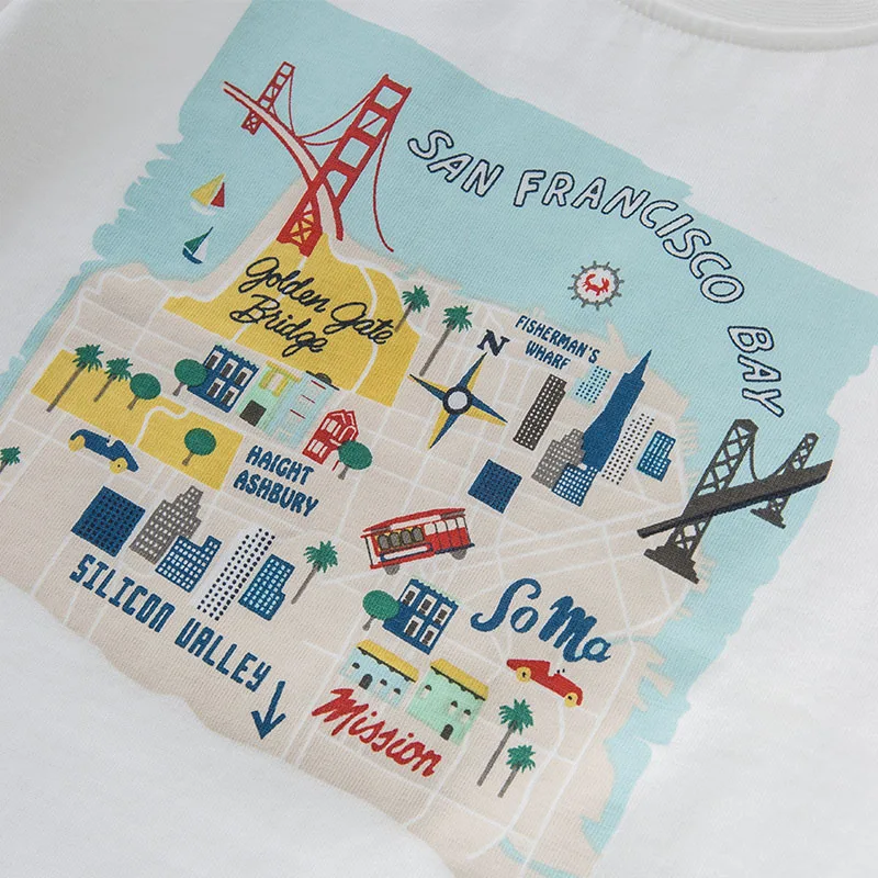 DBA6408 dave bella summer unisex infant baby girls boys fashion t-shirt kids cotton handsome tops children high quality tee | Детская