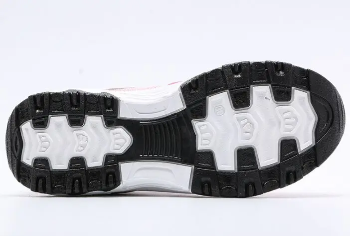 Женские кроссовки для бега ONKE розовые и Серые на шнуровке с амортизацией