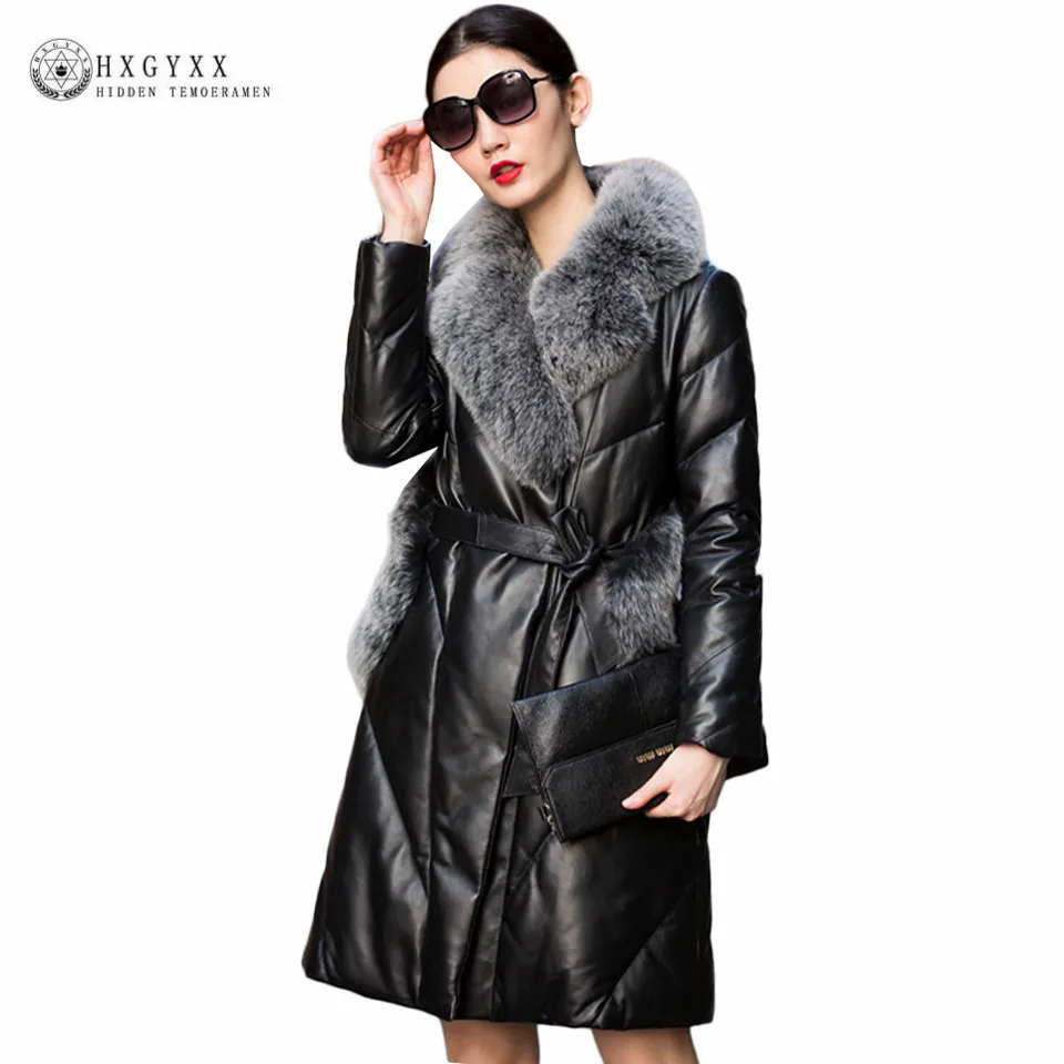2020 модная теплая зимняя куртка женские Куртки из натуральной овечьей кожи