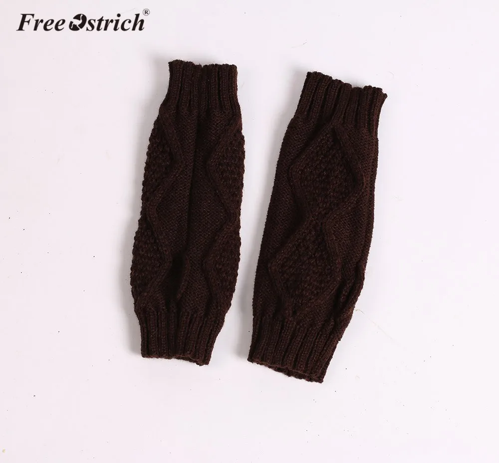 Перчатки Free Ostrich Для женщин Повседневное перчатки зима-осень Твист пальцев вязаная рукавица практичный муфта для рук мягкая дропшиппинг CJ15