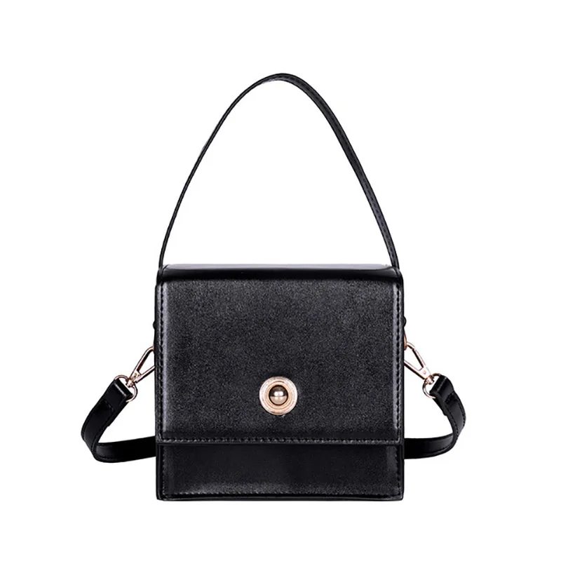

Fashion Box Shape PU Leather Shoulder Bag Casual Buckle Handbag Women Messenger Crossbody Bag For Ladies Tote Bag Party Clutch