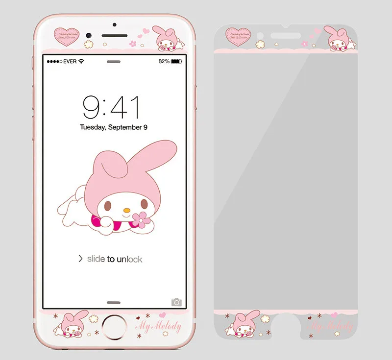 2.5D 9H защита экрана закаленное стекло для iPhone 6 6S 7 8 Plus Защитная стеклянная пленка с