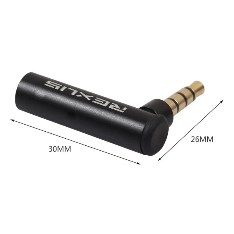 3.5mm Male To Female Audio Converter Adapter 90 Degree Right Angled Connector L Type Stereo Earphone Microphone Jack Plug images - 6