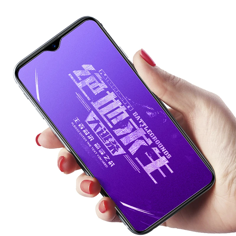 JGKK 9H анти-синее матовое закаленное стекло для OPPO R17 F9 F9Pro R17Pro полное покрытие
